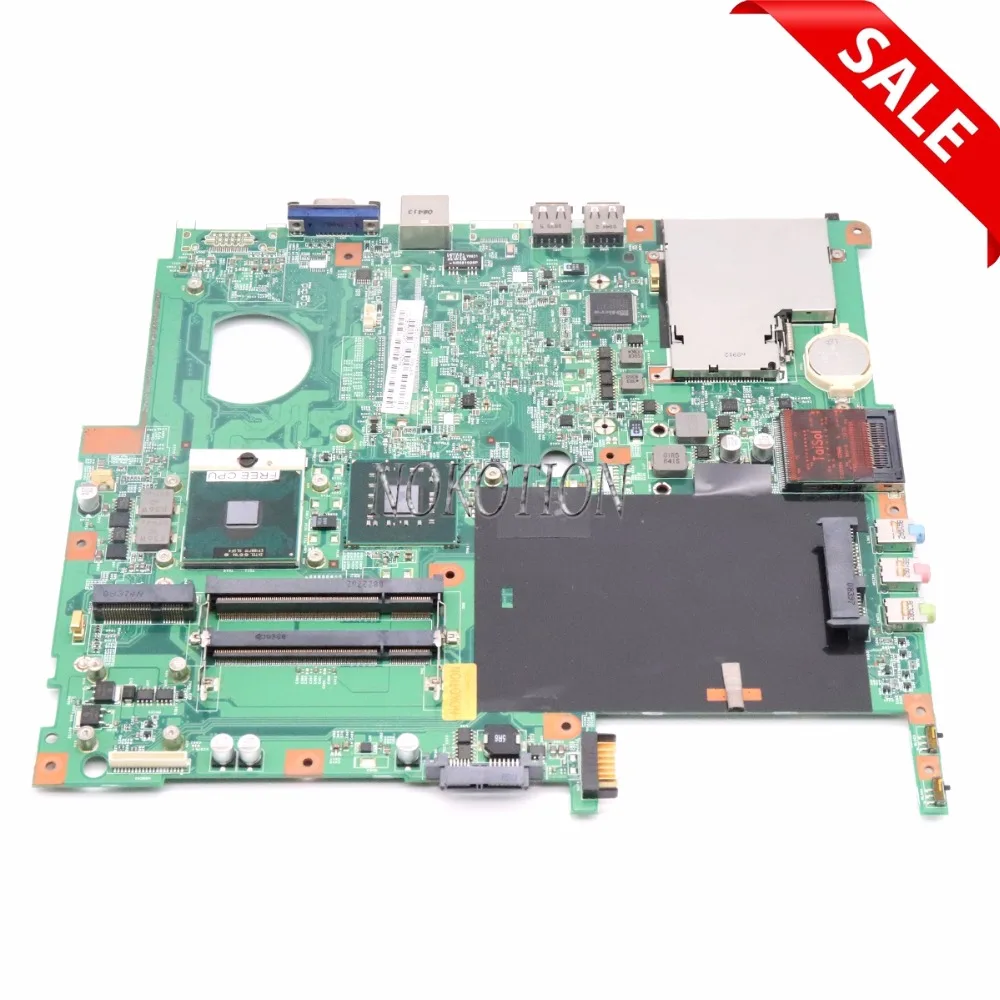 

NOKOTION MB.TRM01.001 MBTRM01001 48.4Z401.01M Laptop Motherboard For acer Extensa 5630 5220 DDR2 Without graphics Slot FREE CPU