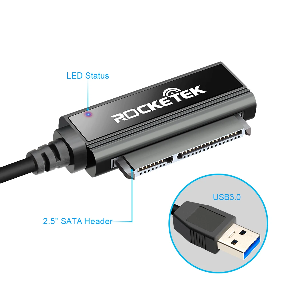 USB 3 0 SATA кабель Sata к адаптер до 5 Гбит/с Поддержка UASP 2 дюймов внешний SSD HDD жесткий