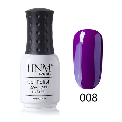 P008 HNM 8 мл гель для ногтей Элегантный Розовый Фиолетовый УФ гель лак для ногтей светодиодный краска гель лак Гибридный гель лак Эмаль Лаки лак для ногтей Клей чернила - Цвет: P008