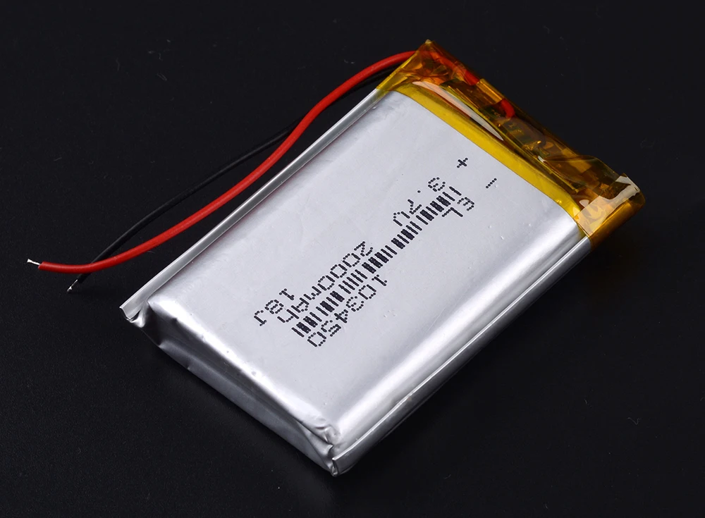 103450 3,7 V 2000MAH литий-полимерная аккумуляторная батарея для MP3 gps навигатора DVD рекордер гарнитура электронная книга камера