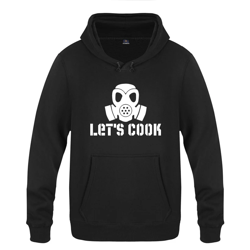 LETS COOK BREAKING BAD Hoodies Men 2018 Men's Pullover Fleece Hooded Sweatshirts | Мужская одежда