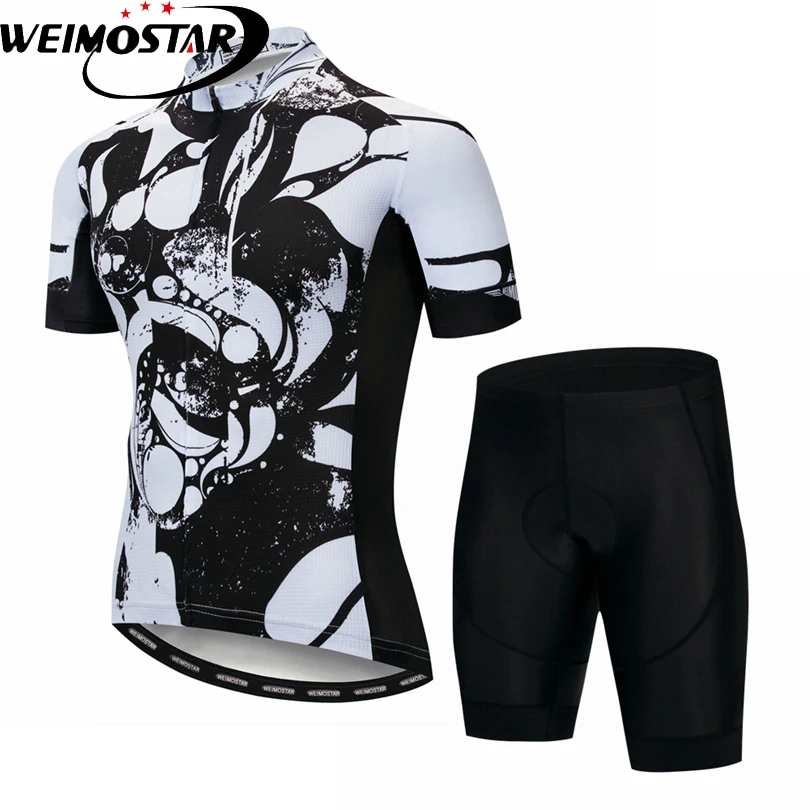 

Weimostar Team Men's Cycling Jersey Sets Summer Maillot Ropa Ciclismo MTB Bike Bicycle Breathable shorts Clothing Suit