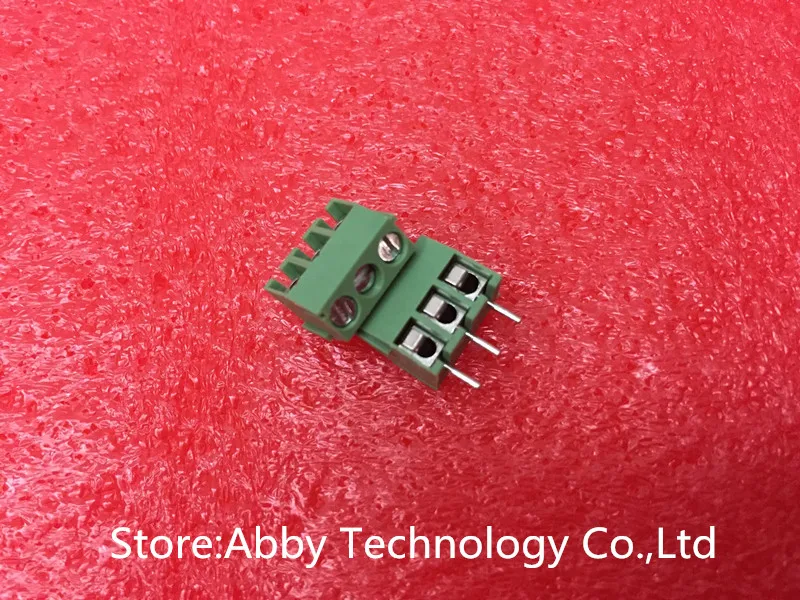 100 шт KF350-3.5-3P KF350 3Pin 3 5 мм прямой контакт PCB винтовой клеммный блок ROHS | Обустройство