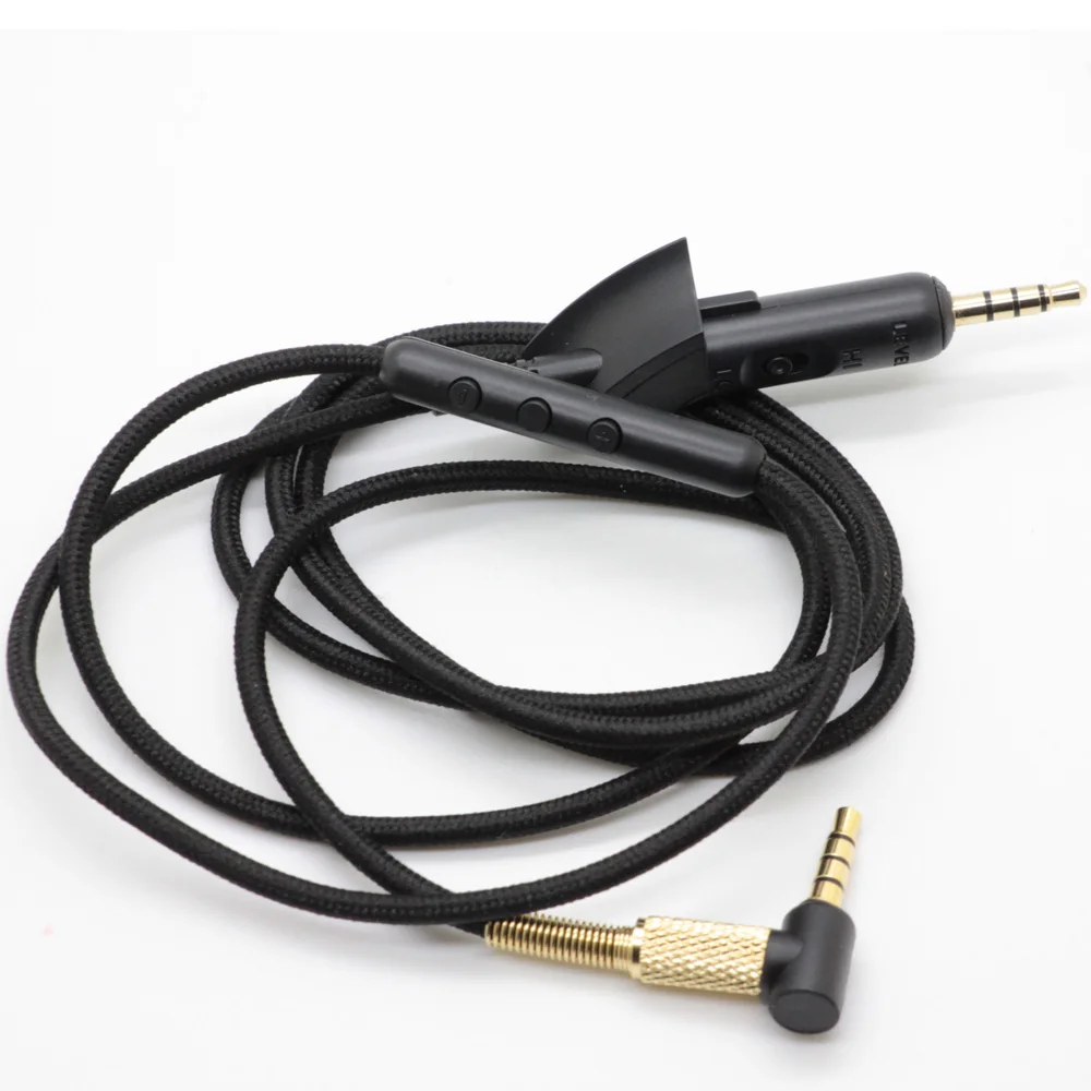 Сменный кабель для Bose QC15 QC2 Наушники Шнуры с микрофоном Регулятор громкости пульт