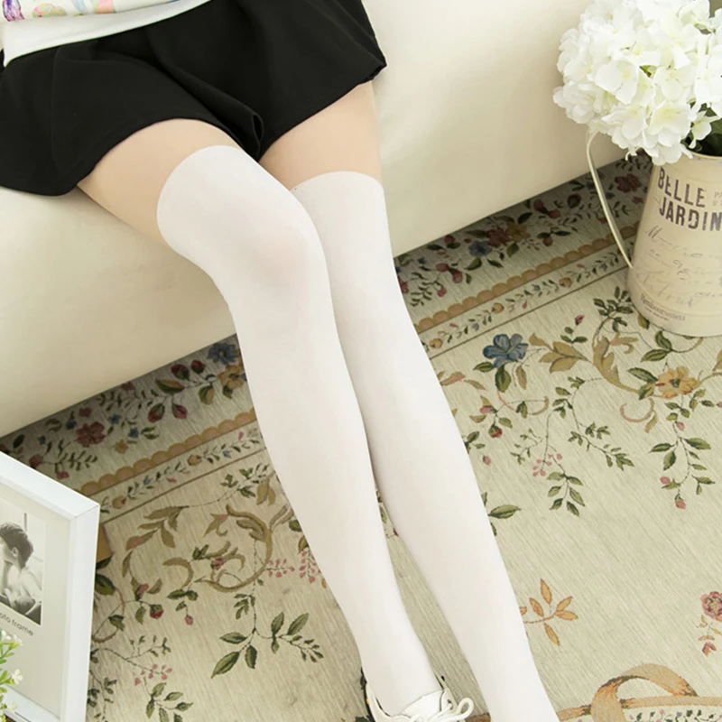 Колготки Collant Femme японские колготки женские накладные выше колена высокие на коже