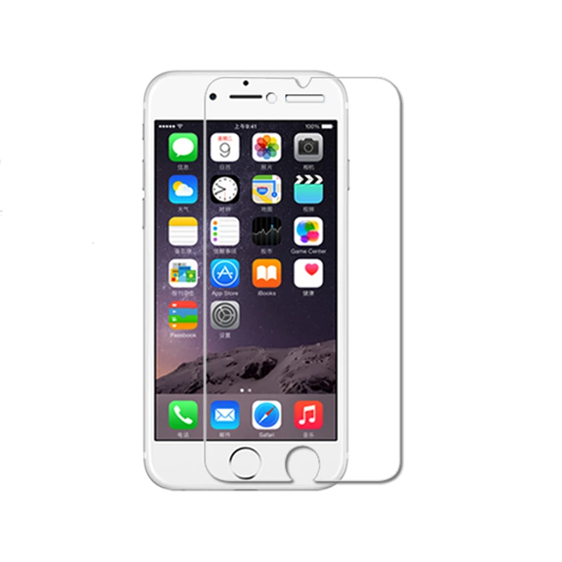 Защитная пленка для экрана из закаленного стекла протектор чехол IPhone X 8 7 6 6S Plus 5 5S