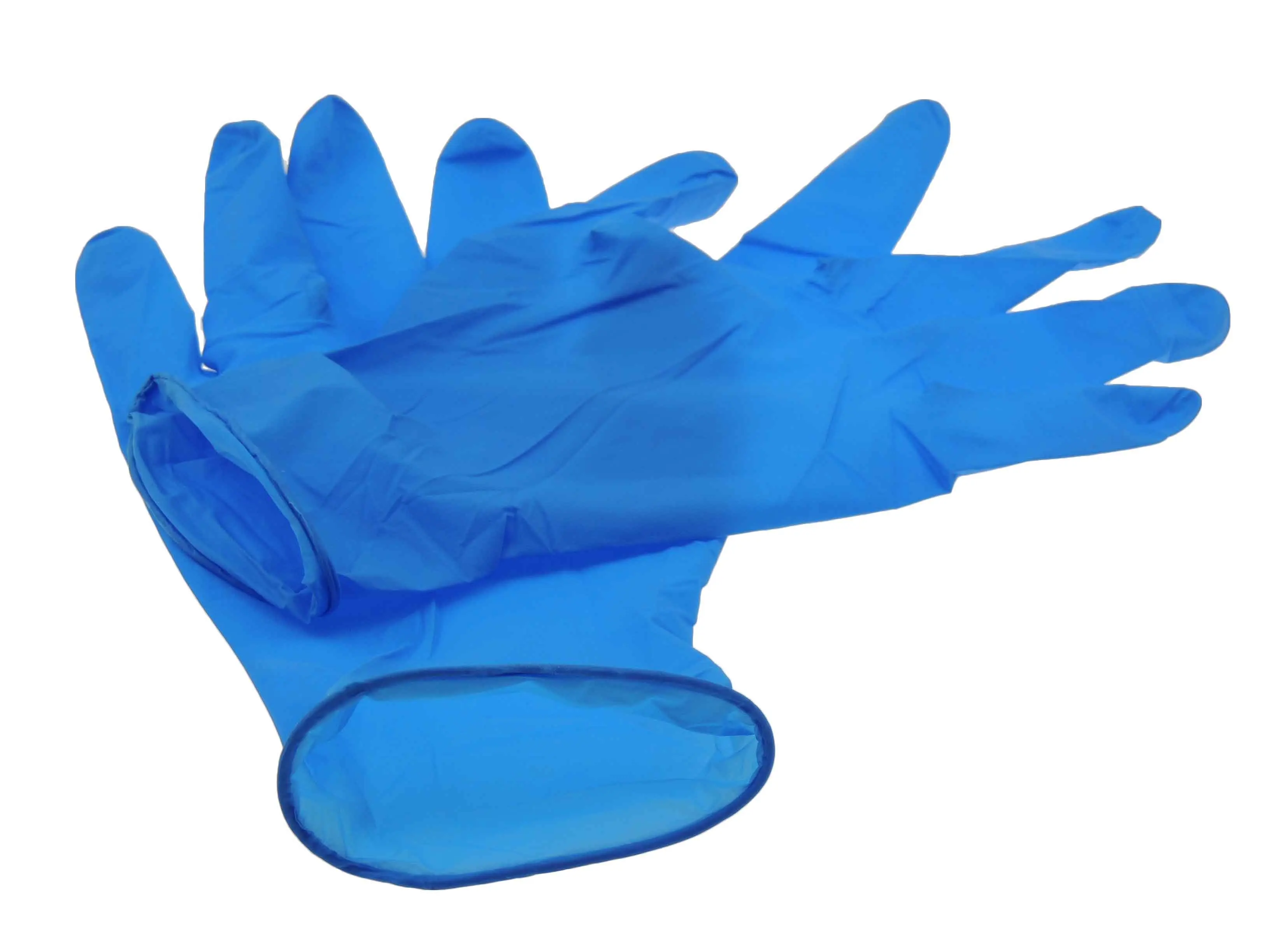 Nitrile Blue 5 пар/упак. Cleanroom ESD нитриловые латексные перчатки сопротивление химической лаборатории электроники медицинская испытательная работа перчатки - Цвет: Nitrile Blue