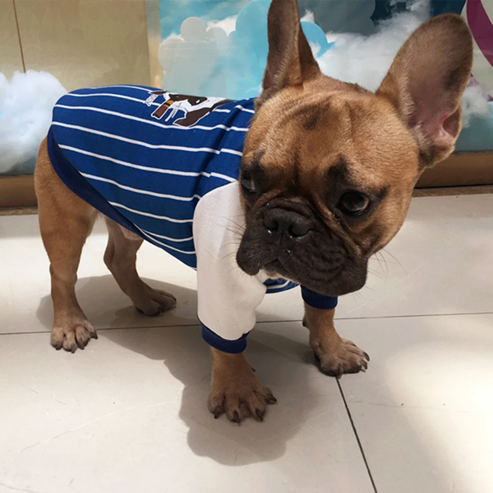 2017 зимняя одежда для домашних животных милый Английский бульдог Собака