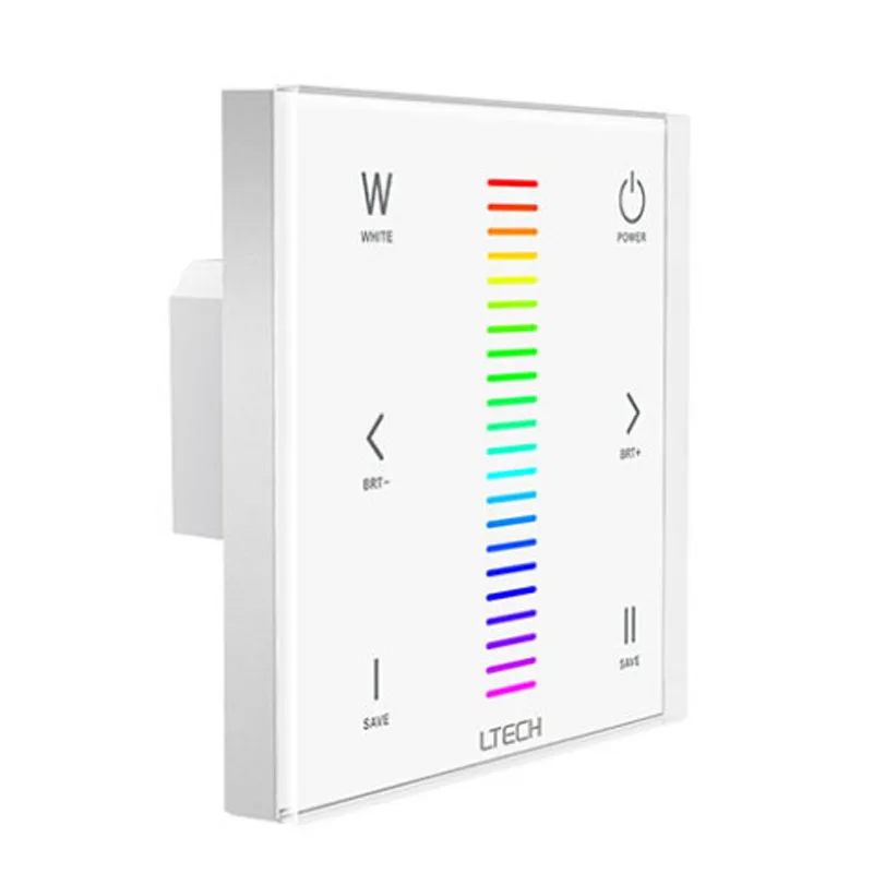 Ltech настенное крепление EX4 управляемый контроллер RGBW Сенсорный Панель RGB/RGBW 2 4 г RF