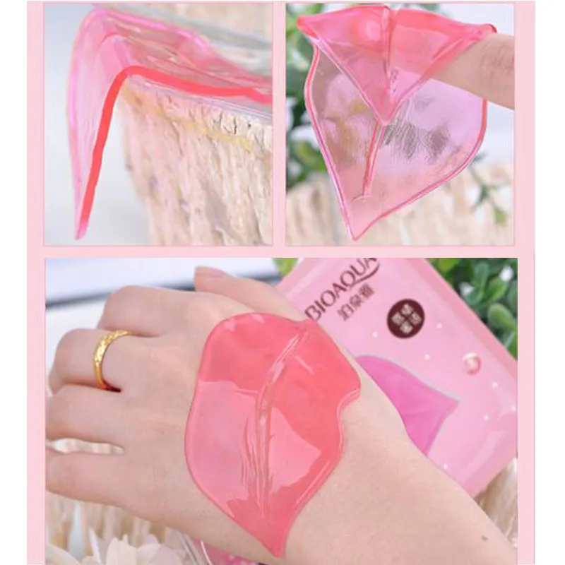 Губы более пухлыми 2000 шт./лот bioaqua Уход за кожей губ collagen crystal mask колодки влаги