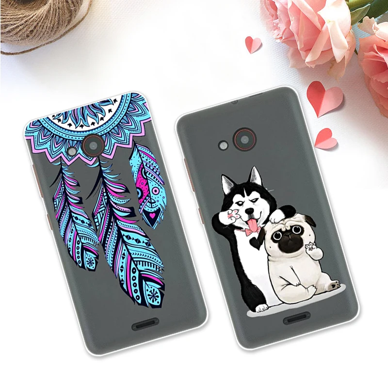 Case For Fly Fs408 Stratus 8 4.0 inch Transparent Printing Drawing Silicone Phone Cases Cover FS408 Inch |