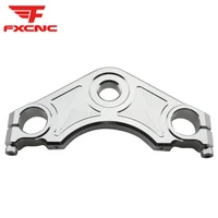 cnc aluminum motorcycle front fork lowering triple tree upper top clamp for honda cbf150 all years motorcycle accessories fxcnc