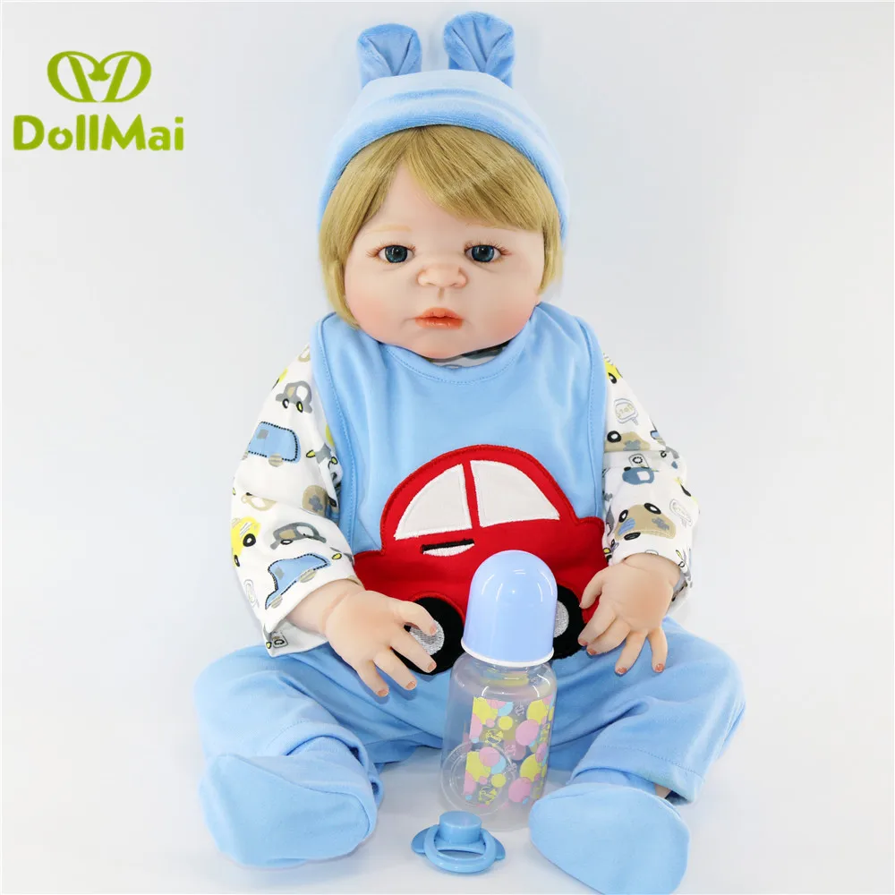 NPK 23 &quotПолное Тело силикон Reborn Baby boy Кукла реборн игрушки купаться играть дома