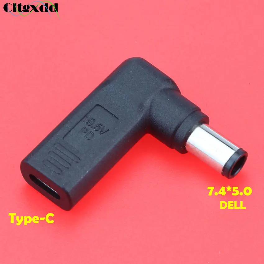 1 шт. зарядное устройство для ноутбука адаптер переходник USB type C женский 7,4*5,0 4,5*3,0 5,5*2,5 Мужской DC разъем питания для lenovo Asus