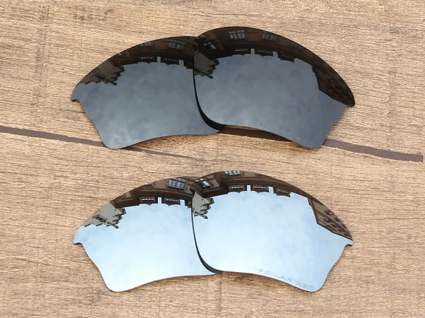 Black and Chrome Vonxyz 20+ выбор цветов поляризованные Сменные линзы для-оправа половина куртки XLJ - Цвет линз: Black and Chrome