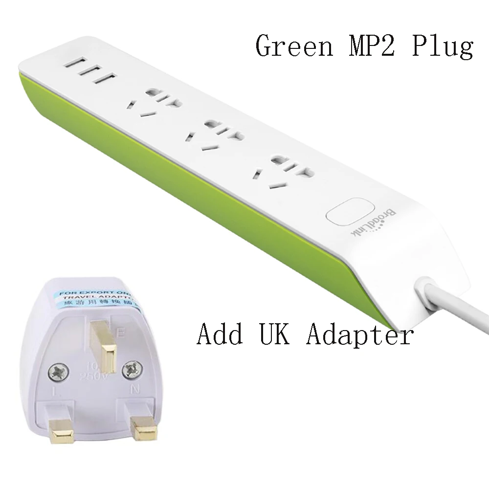 Broadlink силовая лента MP2 WiFi 3 USB быстрая зарядка умный дом 3-розетки AU UK US EU адаптер штепсельная розетка 4G приложение дистанционное управление