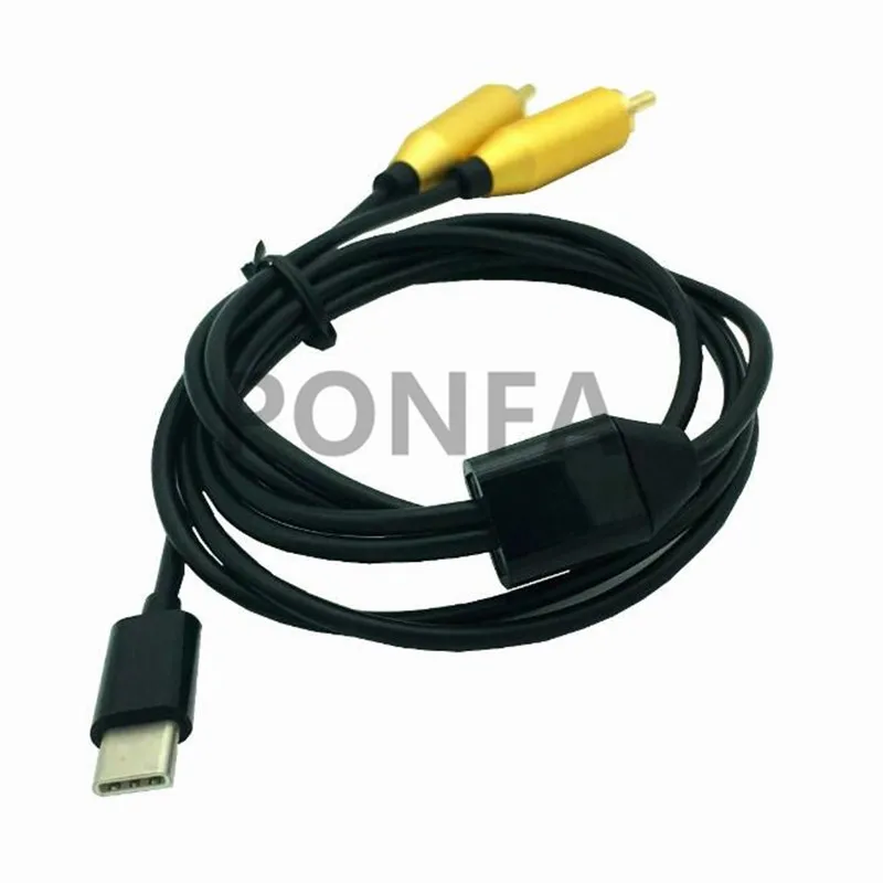 USB C RCA аудио кабель Type-C до 2 2rca Jack Type для iPhone Sumsung Xiaomi динамик домашний кинотеатр тв |