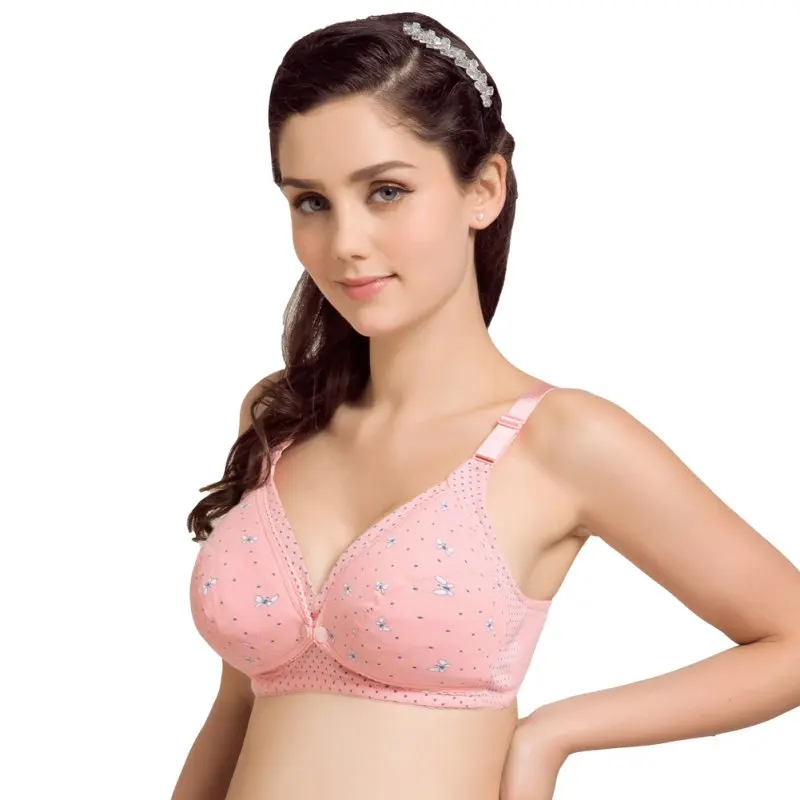 Хлопковое нижнее белье для кормящих матерей с эффектом пуш ап|underwear maternity|bra bluebra
