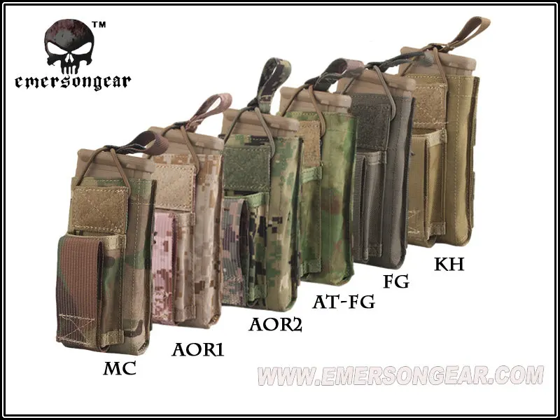 Emerson Тактический Журнал Сумка военный боевой 5 56 Пистолет с одним открытым верхом