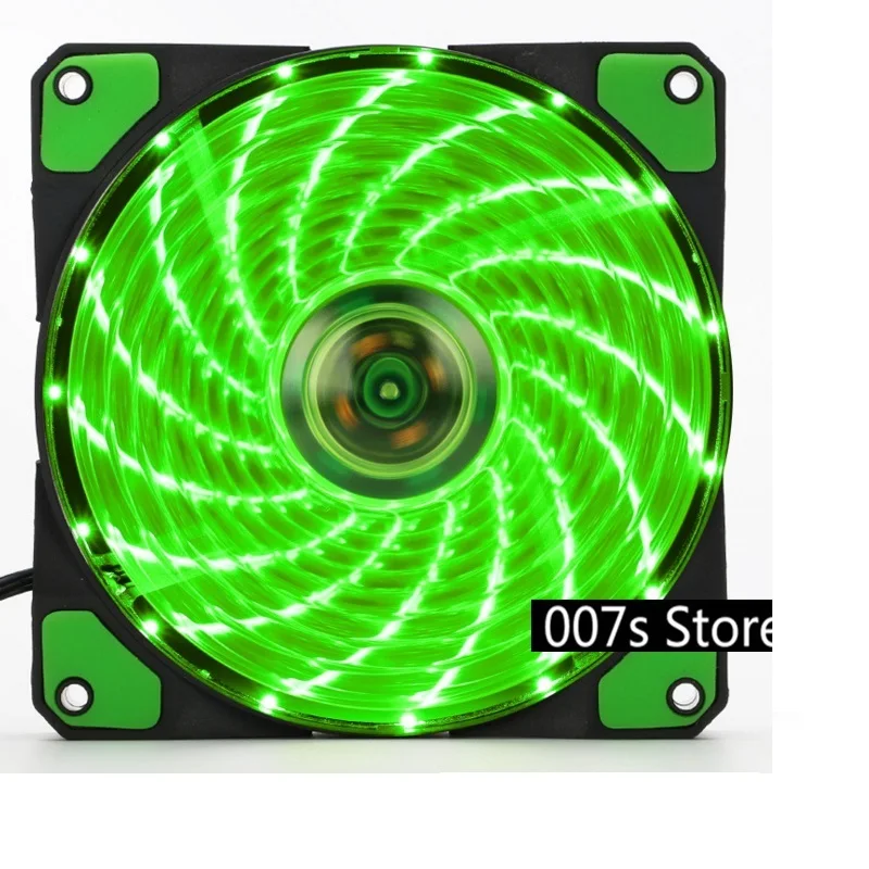 Новый кулер вентилятор охлаждения для KEEPRO DC 12V 3Pin 4Pin 120*120*25 мм 15 светодиодный свет