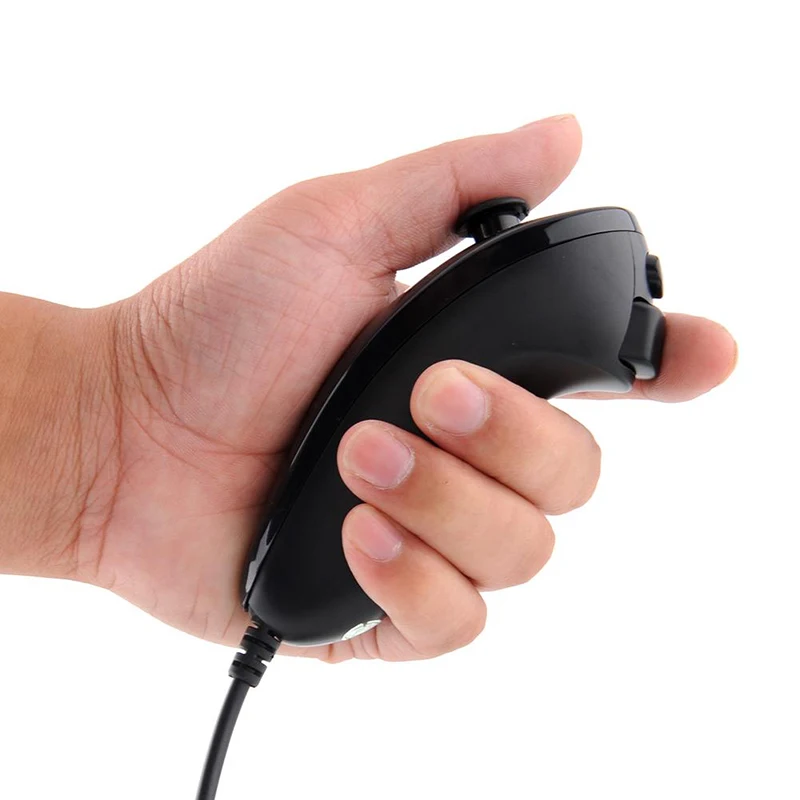 Беспроводной 2 в 1 геймпад пульт дистанционного управления Встроенный Motion Plus Nunchuck