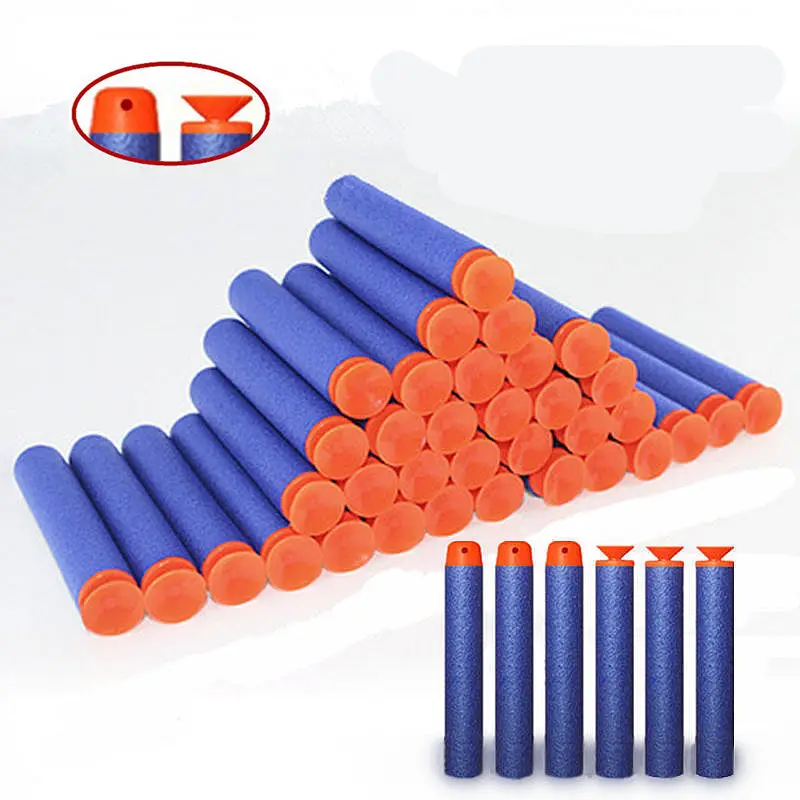 32 шт. мягкие игрушечные пули для пневматических пистолетов пластиковая Военная