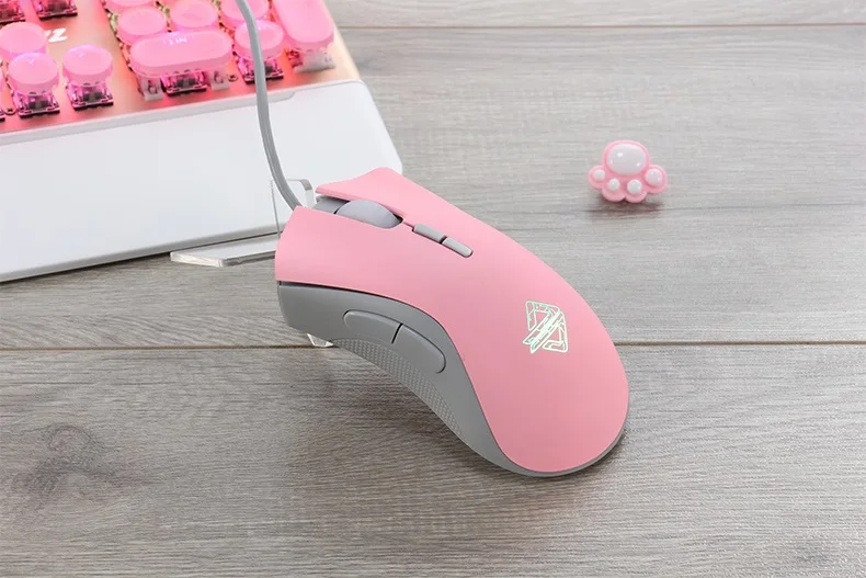 Новинка Ajazz AJ118 эргономичная USB Проводная оптическая игровая мышь 7 кнопок с разрешением 3200 dpi для дома, офиса, ноутбука настольная мышь
