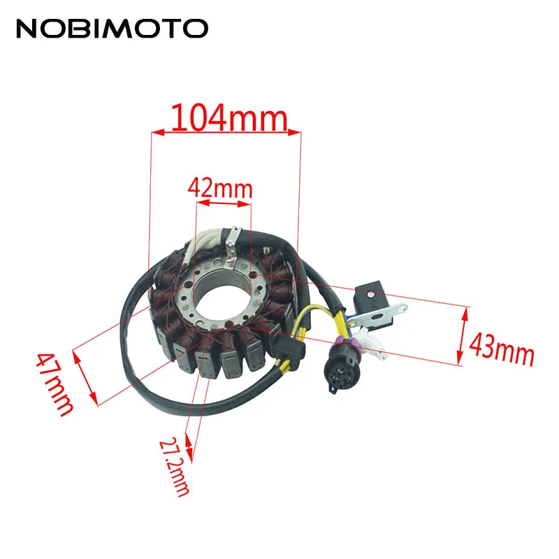Катушка статора мотоциклетного генератора Comp подходит для Linhai 250CC 300CC Feishen Moto Scooter