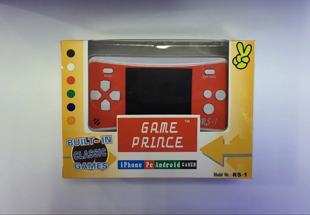 RS 1 портативная игровая консоль 2 5 дюймов LCD 76 игр внутри Портативный Видео