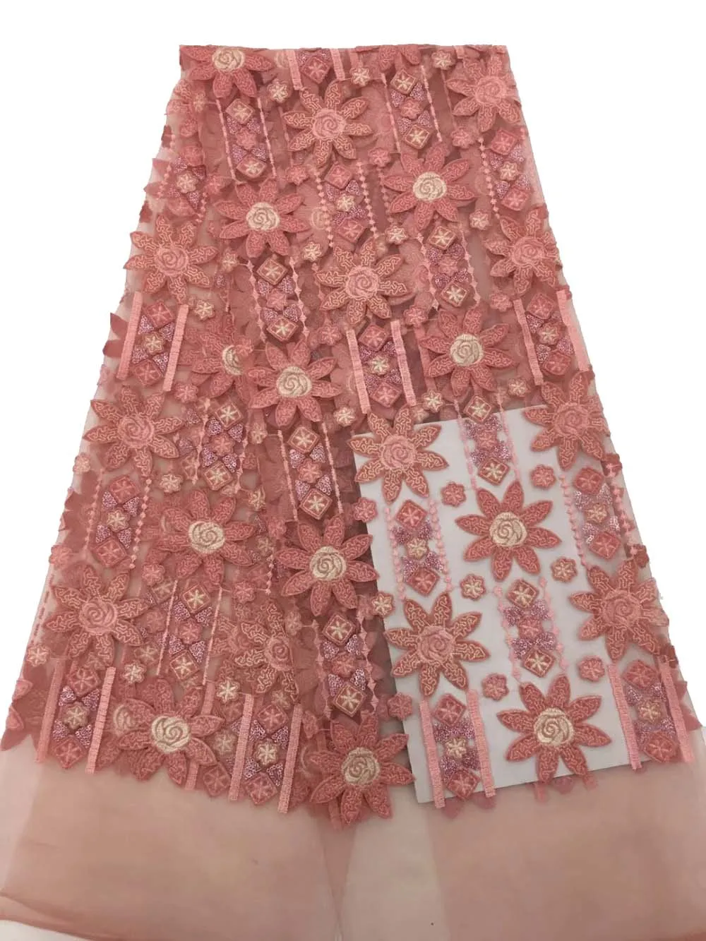 Новейшая африканская Тюлевая кружевная ткань с камнями вышивка Сетчатое кружево