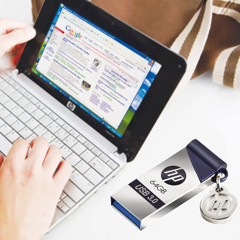 hp USB флеш-накопитель 16 ГБ 32 ГБ 64 Гб металл x715w USB3.0 Флешка карта памяти плюс OTG DJ Флешка usb 64 ГБ