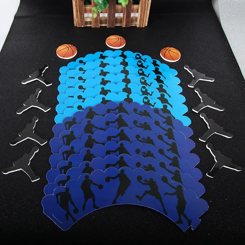 24 шт./лот бумажные обертки для капкейков Кубка мира топперы детской вечевечерние