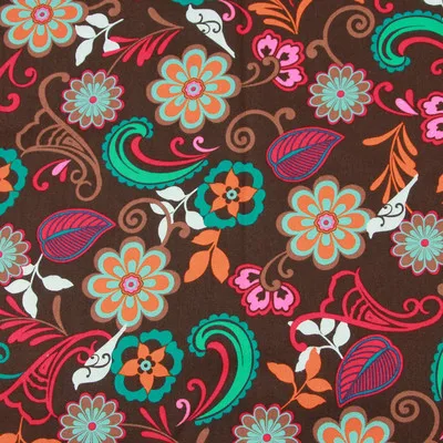 color 32 1 метр однотонная хлопковая ткань с принтом ручной работы DIY Одежда платье детская одежда хлопок T529 - Цвет: color 32