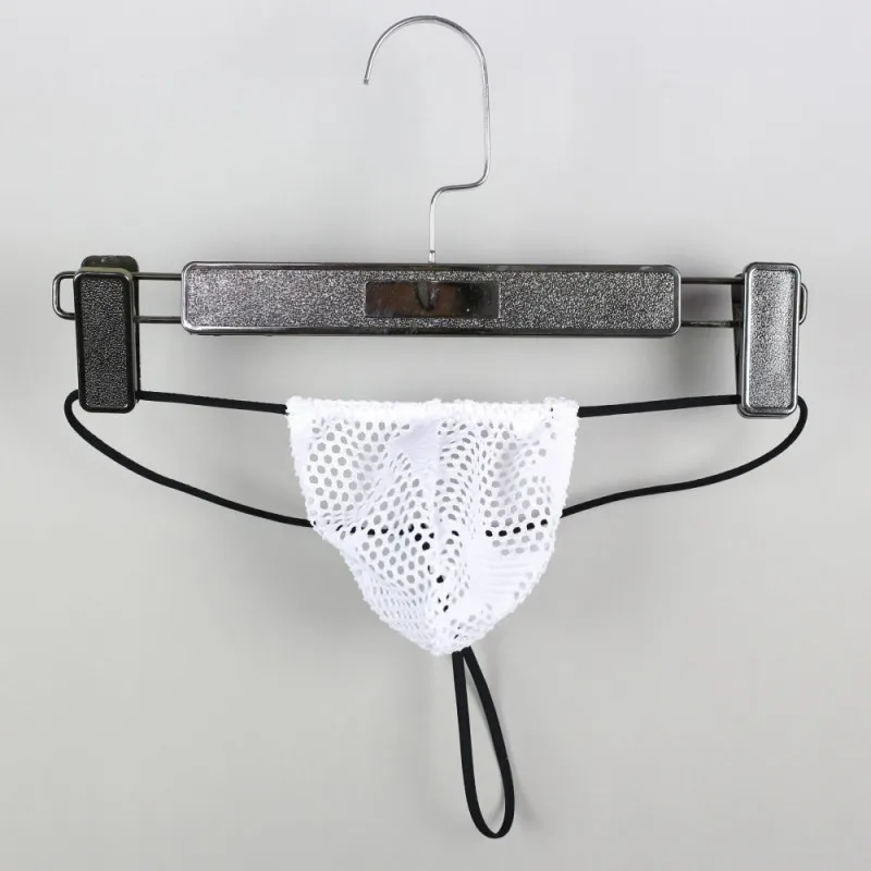 Men Sexy Underwear Star Mesh G String Thong Transparent See Through T Back Underpants Mankini Thongs |