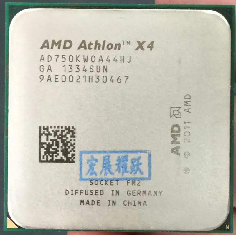 Четырехъядерный процессор AMD Athlon X4 750K X750K FM2 100% рабочий для настольного ПК|desktop
