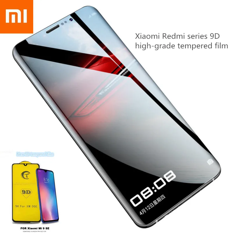 Xiaomi 9D Закаленное стекло пленка для Redmi Note 7 6 Pro 5 Plus 6A 4X 5A Защита экрана 6|Защитные