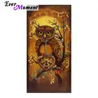 Алмазная 5D картина с изображением совы, набор для домашнего декора