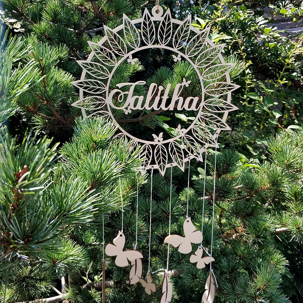 Персонализированные деревянные Ловец снов на стену висячие украшения