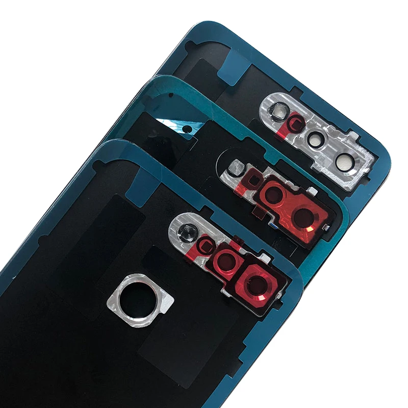 M& Sen для 6," huawei Honor V20 PCT-AL10, стеклянная задняя крышка для батареи+ стеклянный объектив+ рамка для камеры+ рамка для отпечатков пальцев+ наклейка
