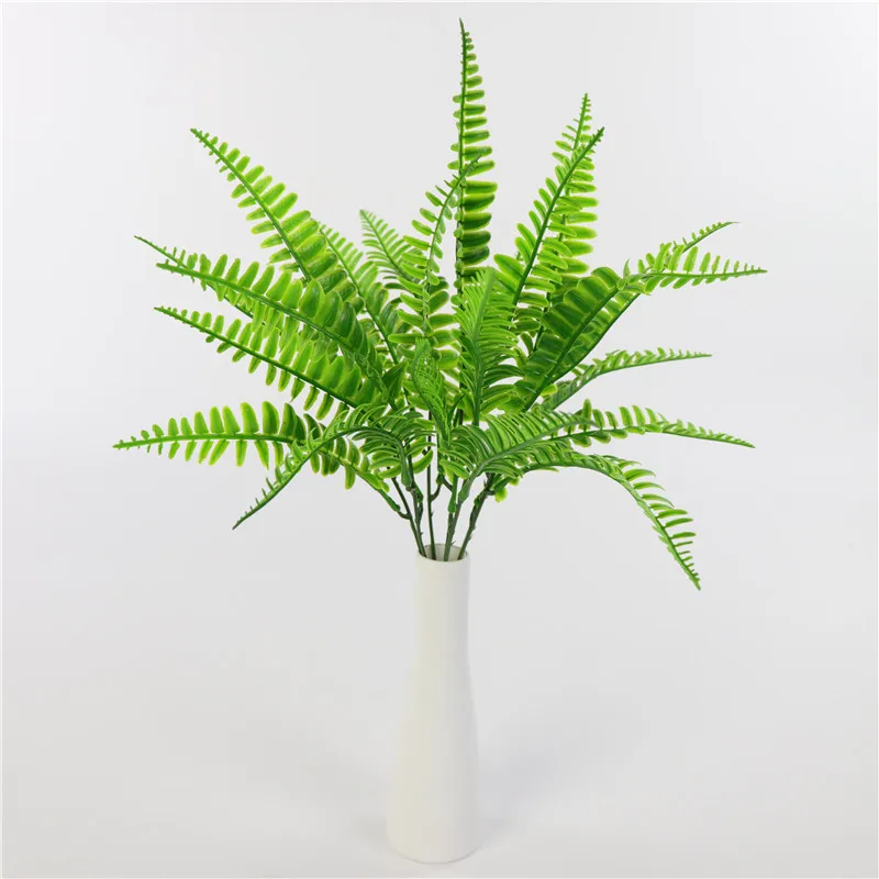 1 ветка искусственных зеленых растений искусственный папоротник персидская