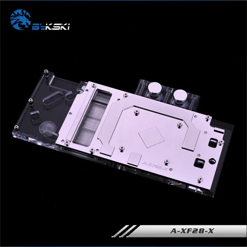 Водяной блок Bykski с полным покрытием графического процессора для XFX R9 280 6G Magic Honor
