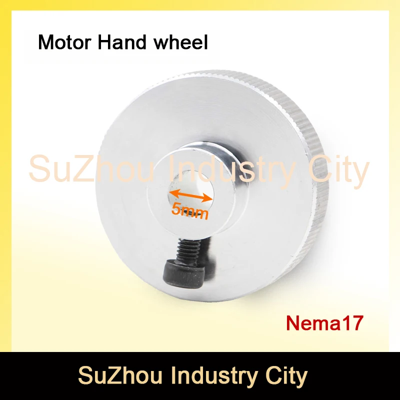 Nema17 stepper motor hand wheel inner hole 5mm Nema 17 motor handwheel diameter 40mm inner hole 5mm for dual shaft stepper motor