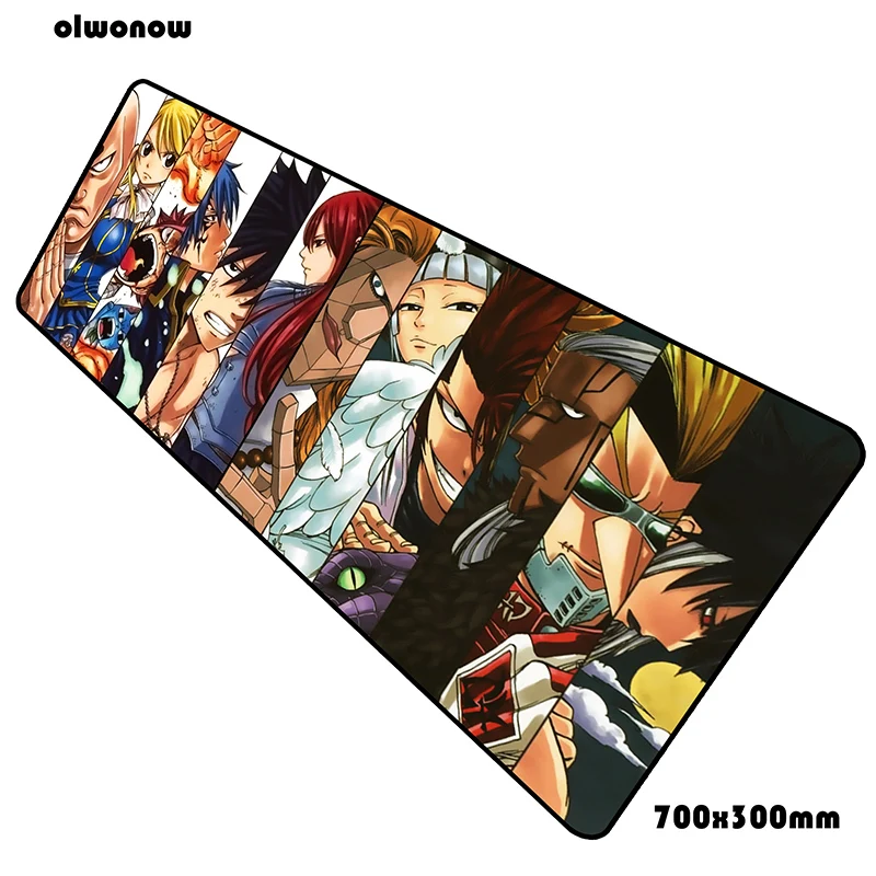 Fairy tail коврик для мыши 700x300x3 мм персональная компьютерная мышь игровой мат геймпад мальчик подарок игровой коврик для мыши офисная padmouse