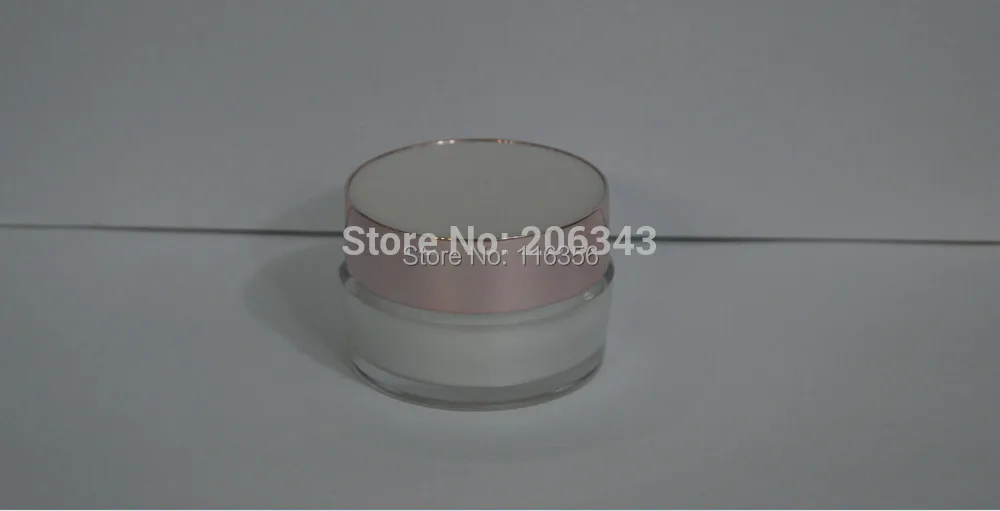 30 г жемчужная белая бутылка для крема косметический контейнер банка