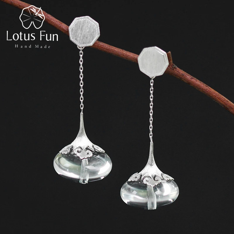 Lotus Fun реальные 925 серебро современный китайский Стиль Ручной Работы Дизайнера