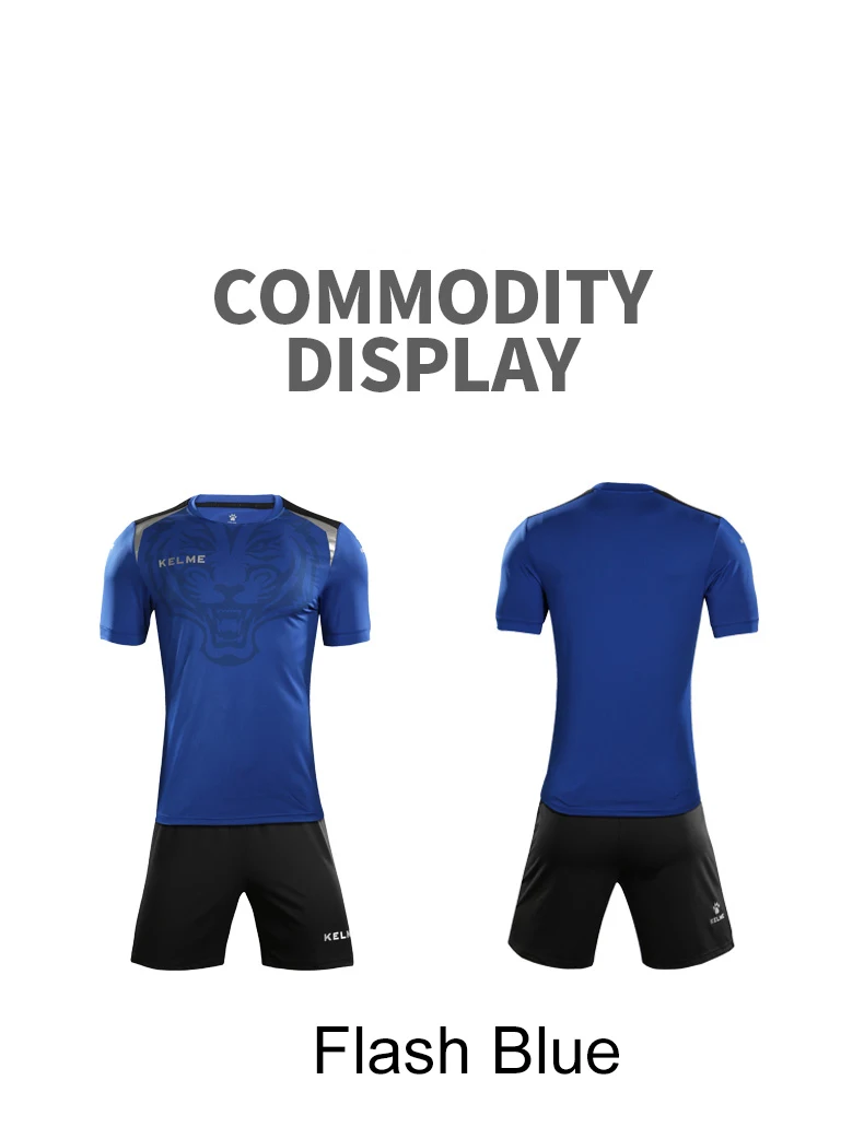 Футболка KELME для футбола, полиэстер, тонкая, короткий рукав, для мужчин, для тренировок, летняя, для футбола, Джерси, 3871006