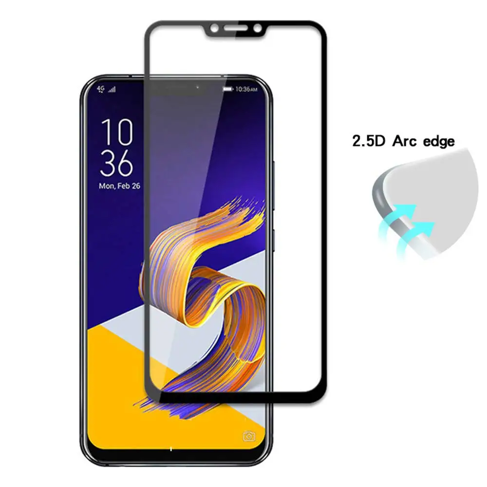 Закаленное стекло с полным покрытием для Asus Zenfone 5 Lite ZC600KL ZE620KL ZS620KL Защита экрана