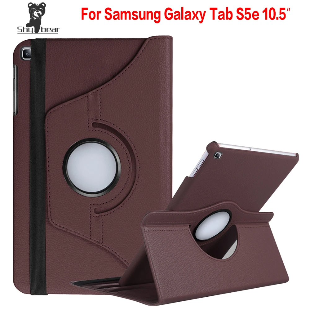 360 Вращающийся чехол для Samsung Galaxy Tab S5e T720 T725 чехол-подставка из искусственной кожи чехол для SM-T720 SM-T725