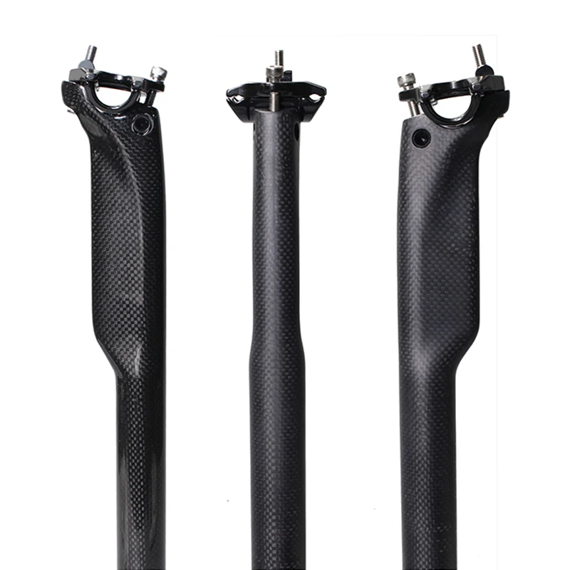 

ZNIINO no logo 20mm Carbon offset Seatpost 27.2/30.8/31.6*350/400mm black Carbon Bike Cycling Parts MTB/Road seat post 3K matte