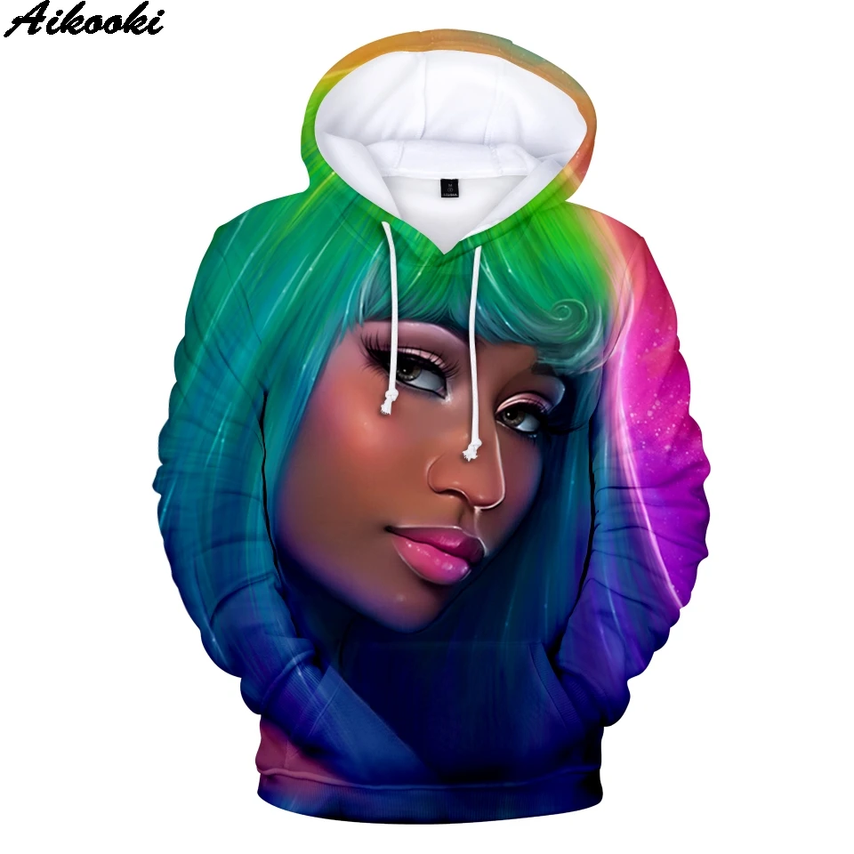 Nicki Minaj 3D толстовки Для мужчин/Для женщин модная одежда цветной печати модные
